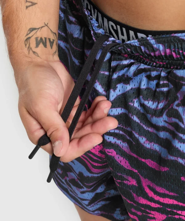 Printed Mesh 5" Shorts