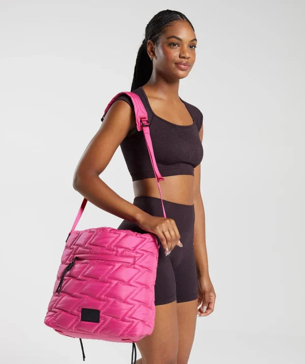 Quilted Yoga Tote