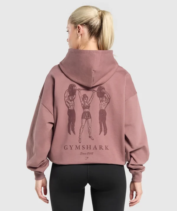 Retro Lifting Oversized Hoodie