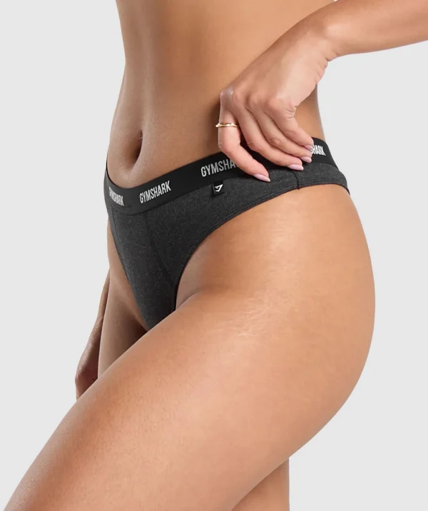 Rib High Rise Thong