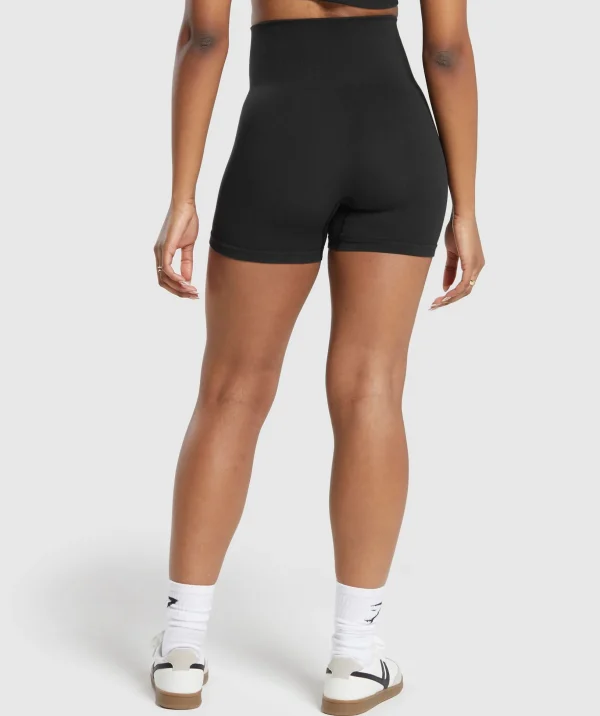 Ribbed Cotton Seamless Shorts