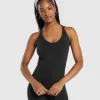 Ribbed Cotton Seamless Tank