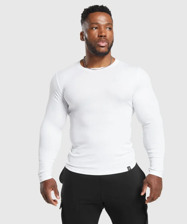 Ribbed Long Sleeve T-Shirt