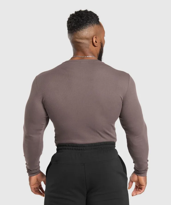 Ribbed Long Sleeve T-Shirt