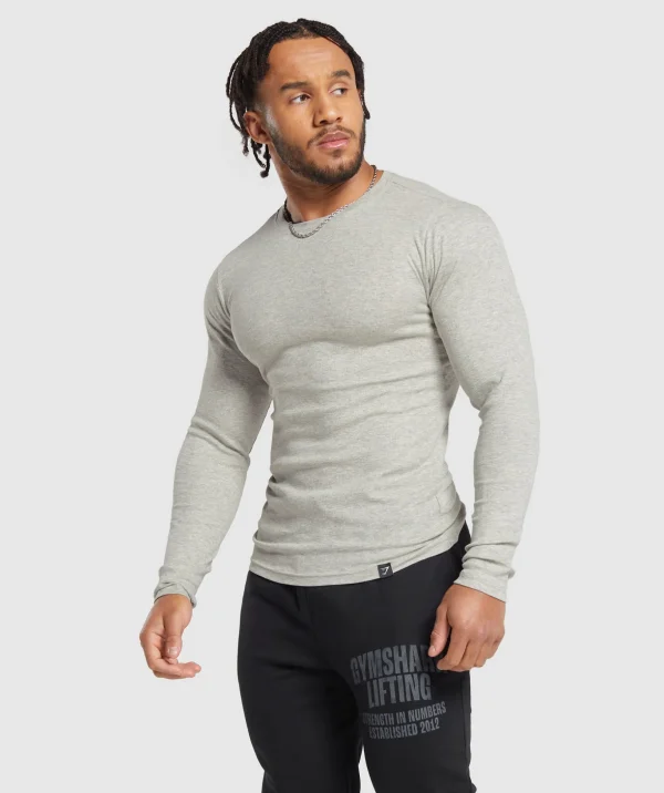 Ribbed Long Sleeve T-Shirt