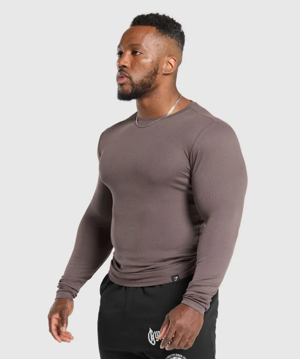 Ribbed Long Sleeve T-Shirt