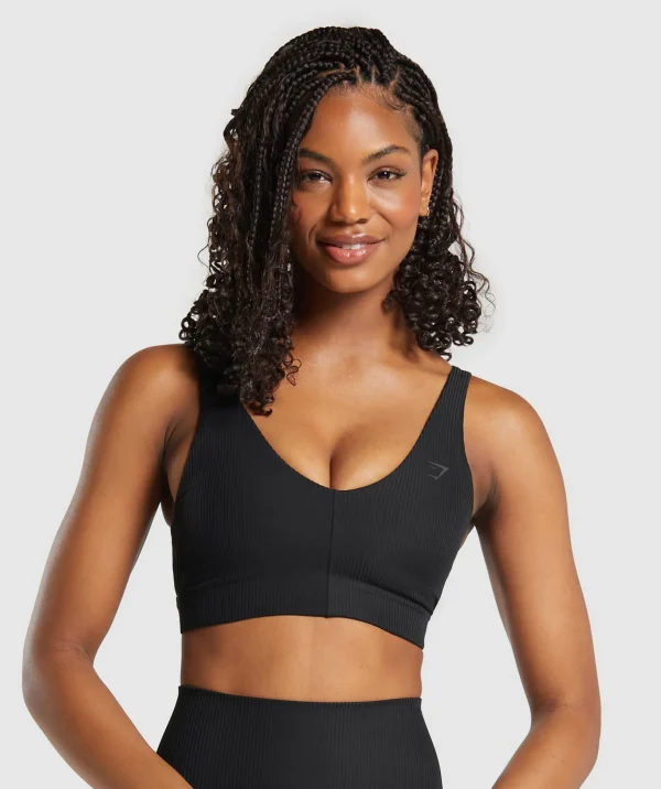 Ribbed Sports Bra