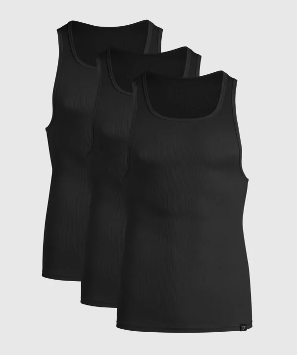 Ribbed Tank 3 Pack