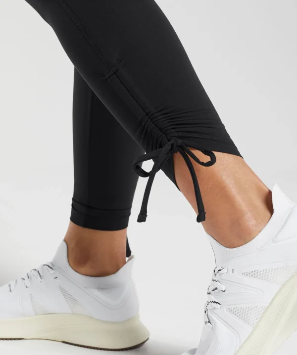 Ribbon Ankle Leggings