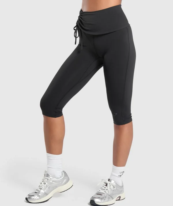 Ruched Capri Leggings