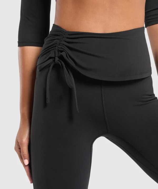 Ruched Capri Leggings