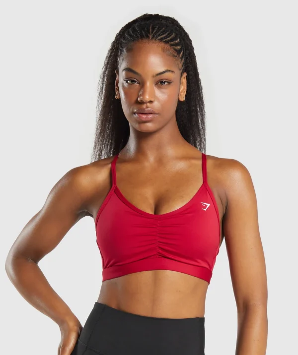 Ruched Sports Bra