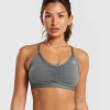 Ruched Sports Bra