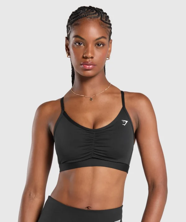 Ruched Sports Bra