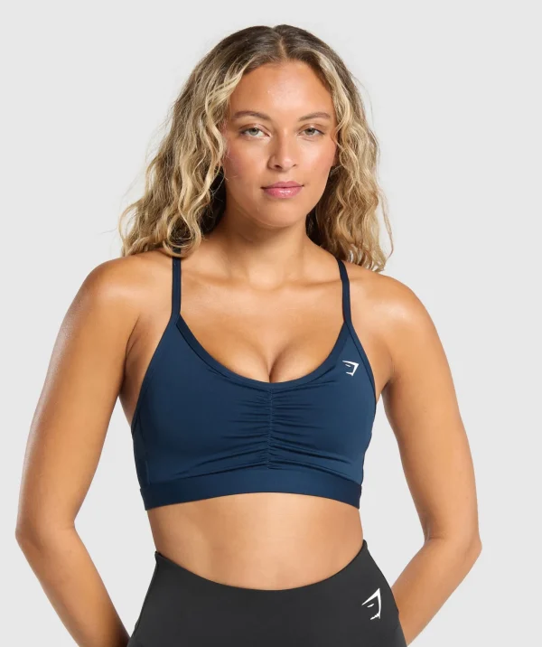 Ruched Sports Bra