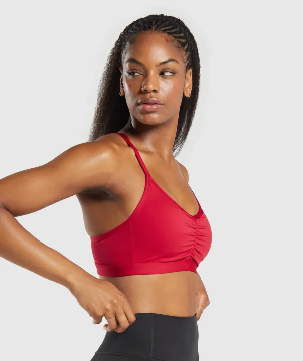 Ruched Sports Bra