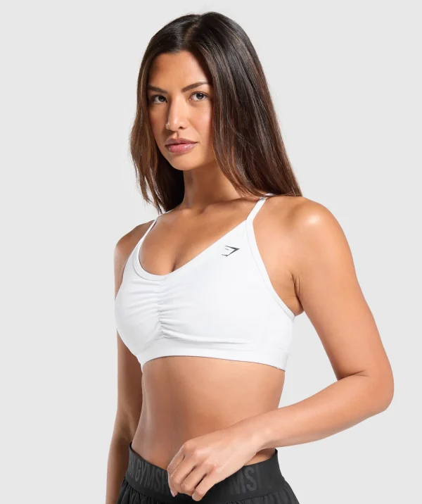 Ruched Sports Bra