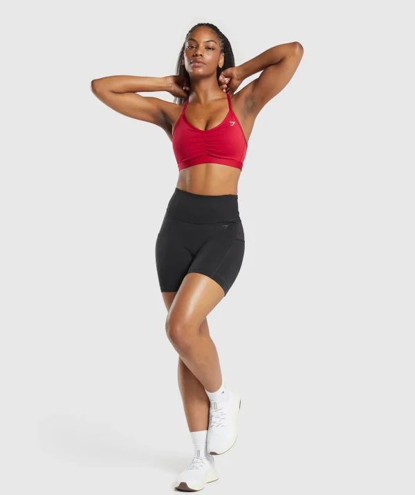 Ruched Sports Bra