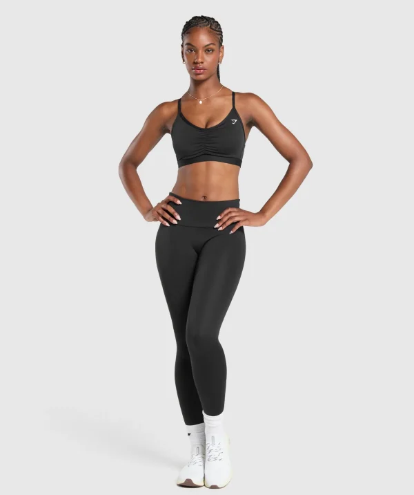 Ruched Sports Bra