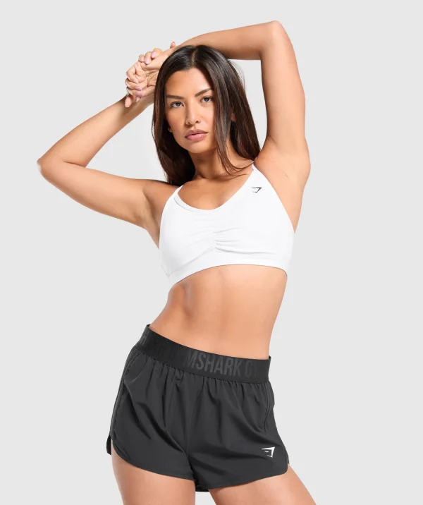 Ruched Sports Bra