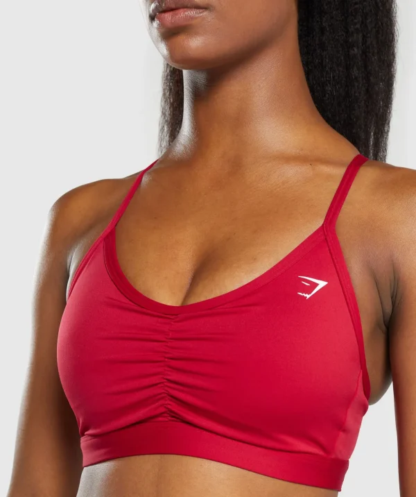 Ruched Sports Bra