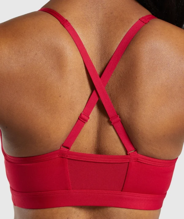 Ruched Sports Bra