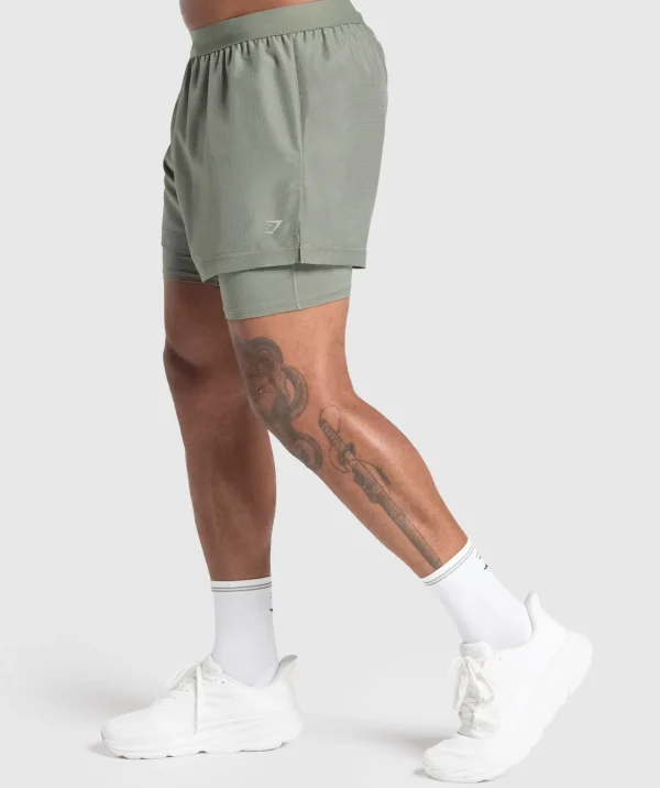 Running 2 in 1 Shorts