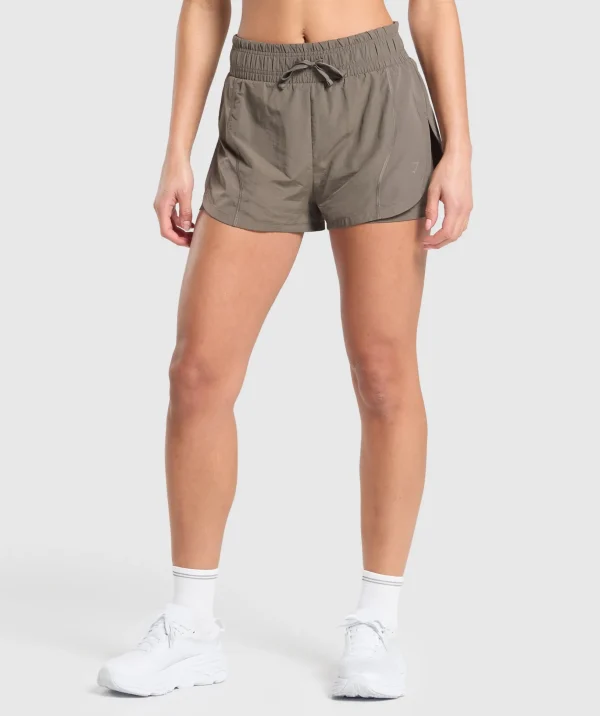 Running 2 in 1 Woven Shorts