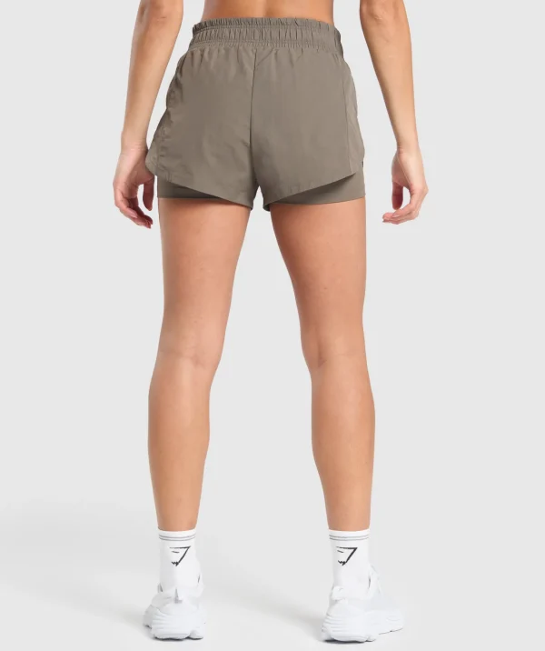 Running 2 in 1 Woven Shorts