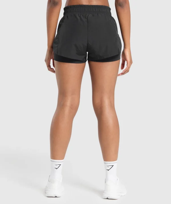 Running 2 in 1 Woven Shorts