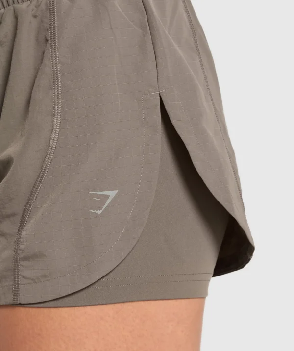 Running 2 in 1 Woven Shorts