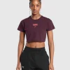 Running Graphic Crop Top