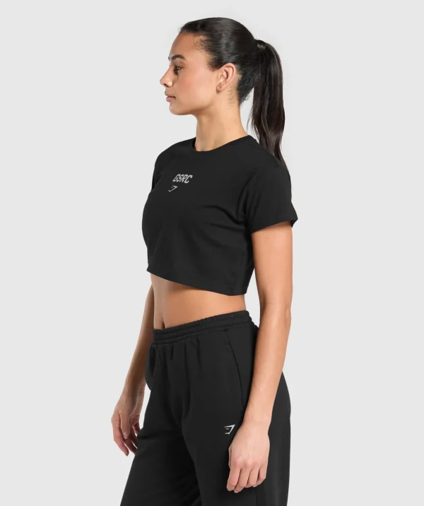 Running Graphic Crop Top