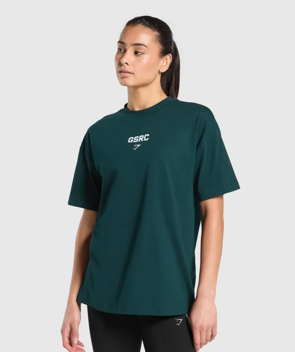 Running Graphic Oversized T-Shirt