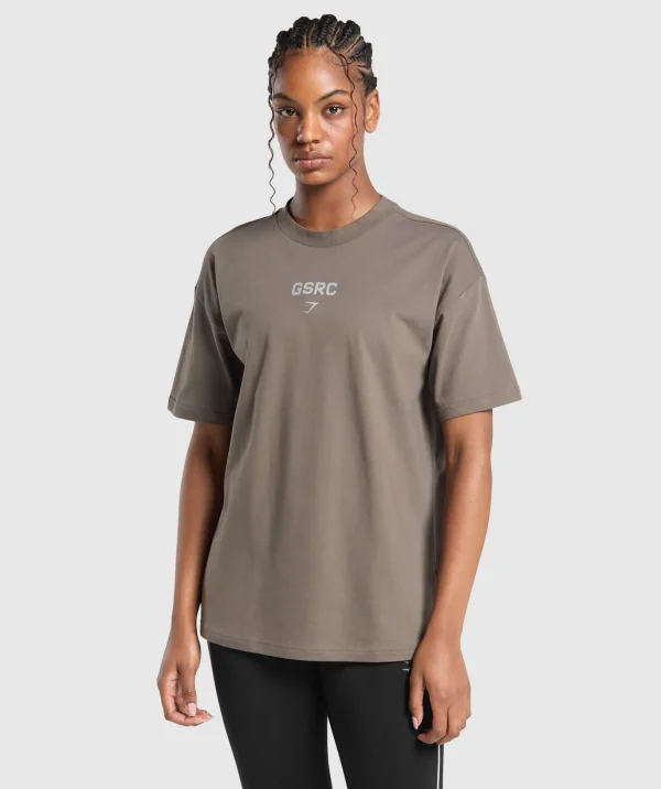 Running Graphic Oversized T-Shirt