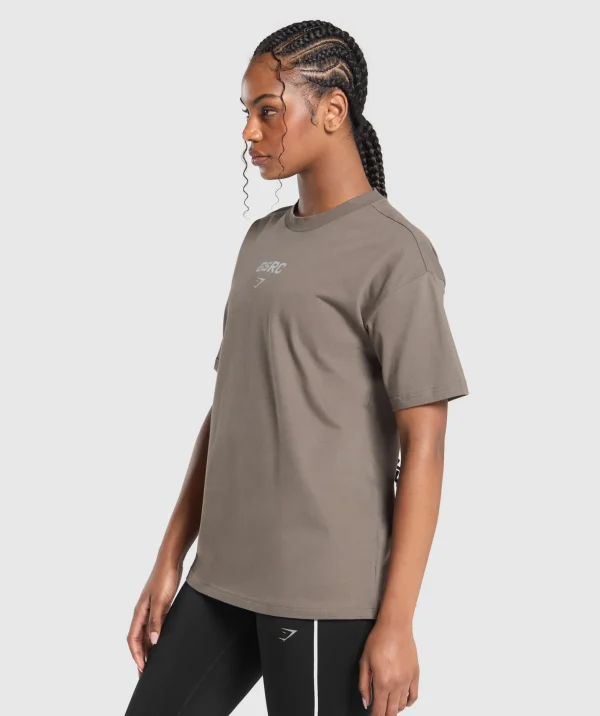 Running Graphic Oversized T-Shirt