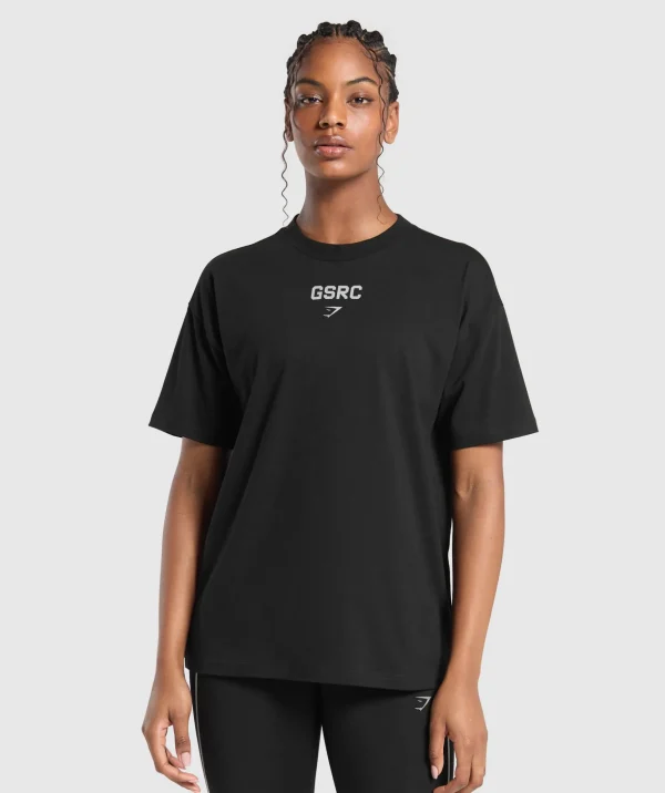 Running Graphic Oversized T-Shirt