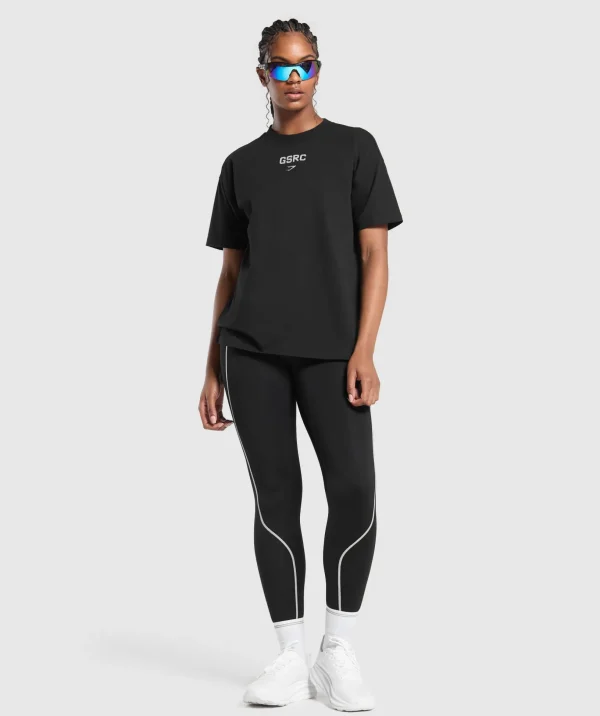 Running Graphic Oversized T-Shirt