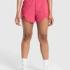 Scallop Hem Shaped Shorts