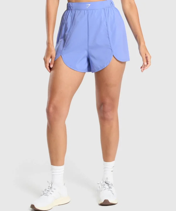 Scallop Hem Shaped Shorts