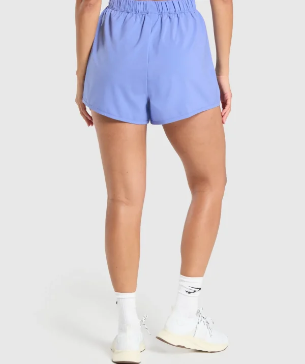 Scallop Hem Shaped Shorts