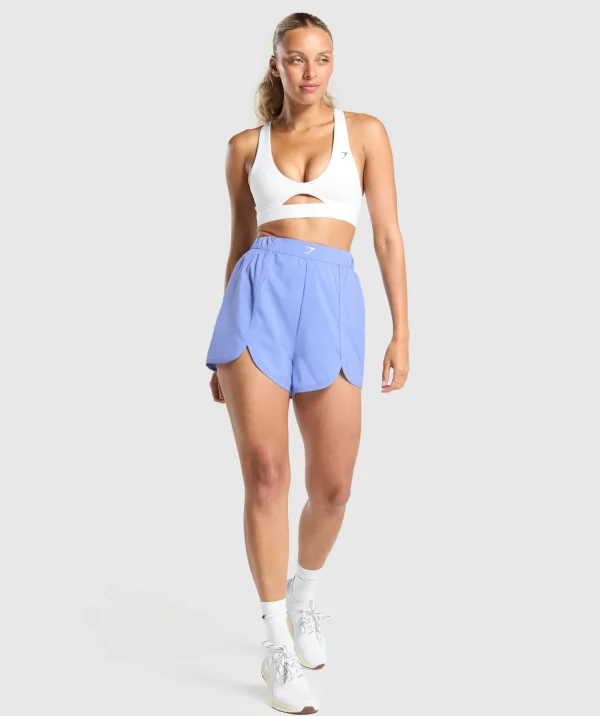 Scallop Hem Shaped Shorts