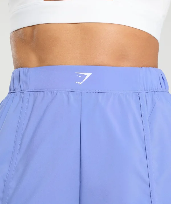 Scallop Hem Shaped Shorts