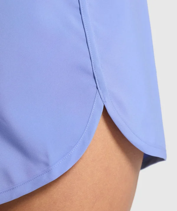 Scallop Hem Shaped Shorts