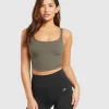 Scoop Back Crop Tank