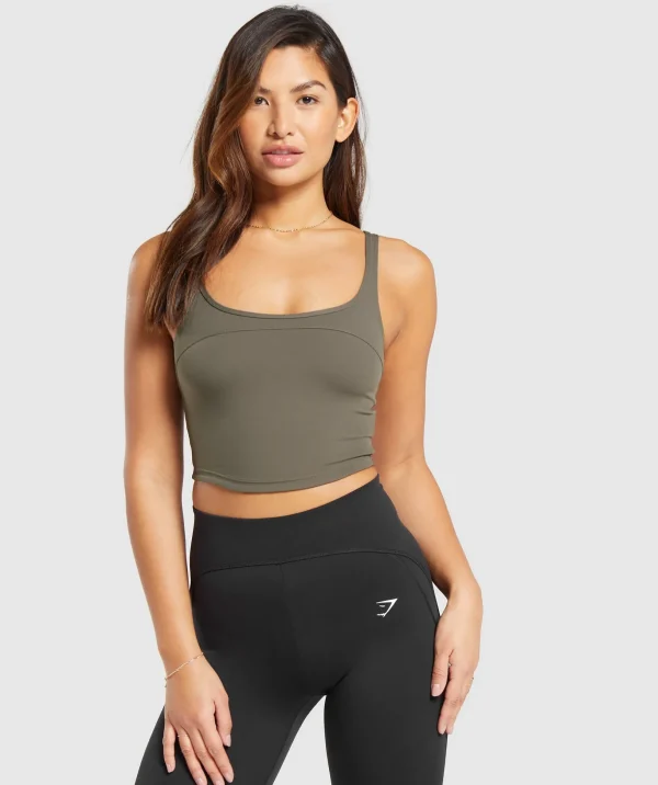 Scoop Back Crop Tank