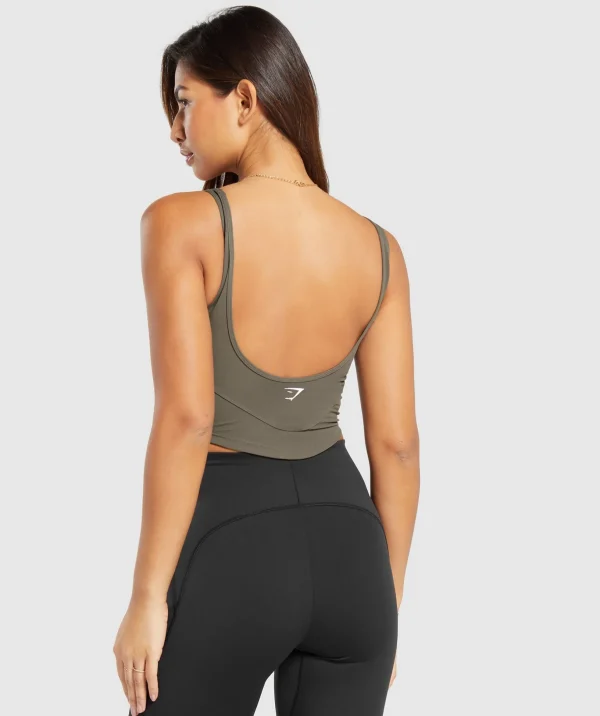 Scoop Back Crop Tank