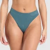 Seamless High Leg Thong