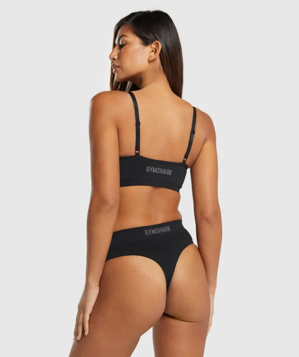 Seamless High Waisted Thong