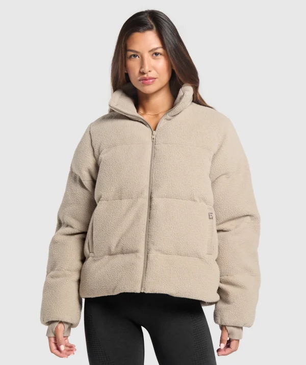 Sherpa Puffer Jacket